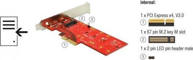 Produktbild Delock PCI-Express-x4 Kontroller, NVMe sup.