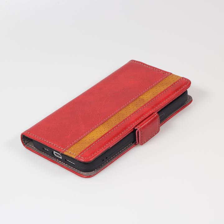 Produktbild PhoneLook Leder Tasche Flip Wallet mit Akzentstreifen & Kartenhalter (Apple iPhone 13 Pro Max)