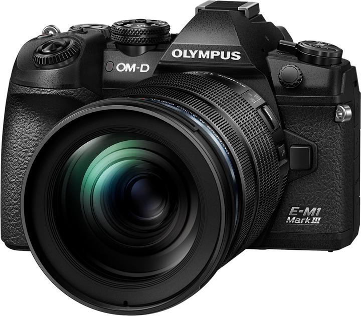 Olympus OM-D E-M1 Mark III (12 - 100 mm, 20.40 Mpx, Micro Four Thirds)