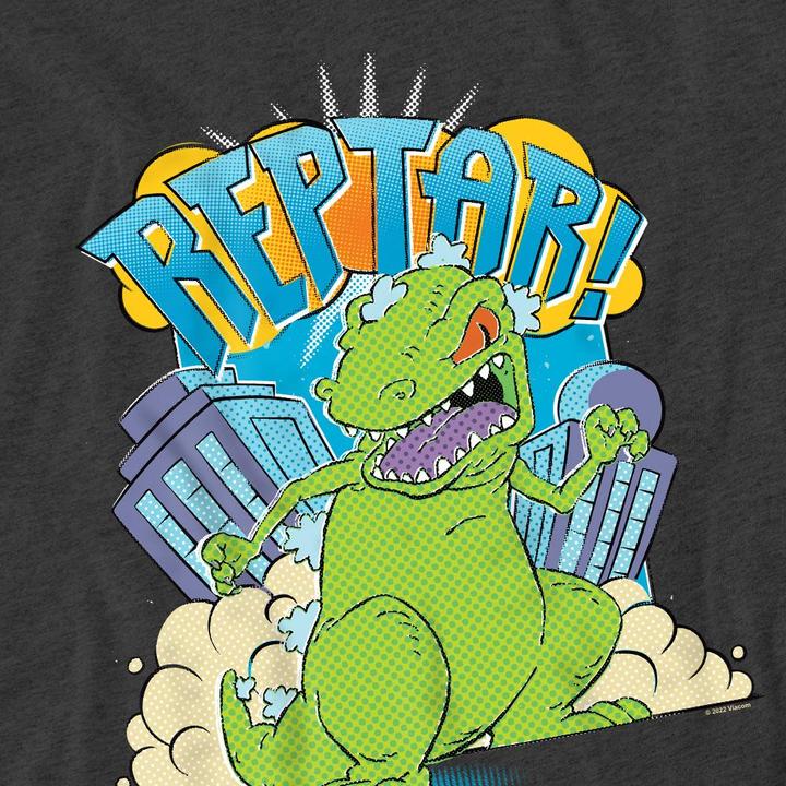 Actual product image Rugrats Unisex Adult Stomp Reptar T-Shirt (L)