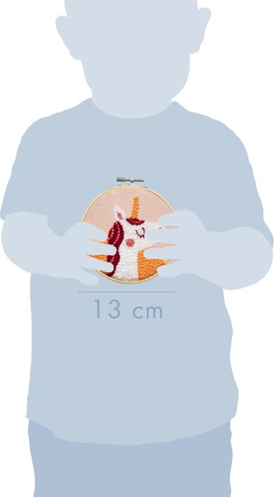 Produktbild Clairefontaine Punch Needle, Einhorn