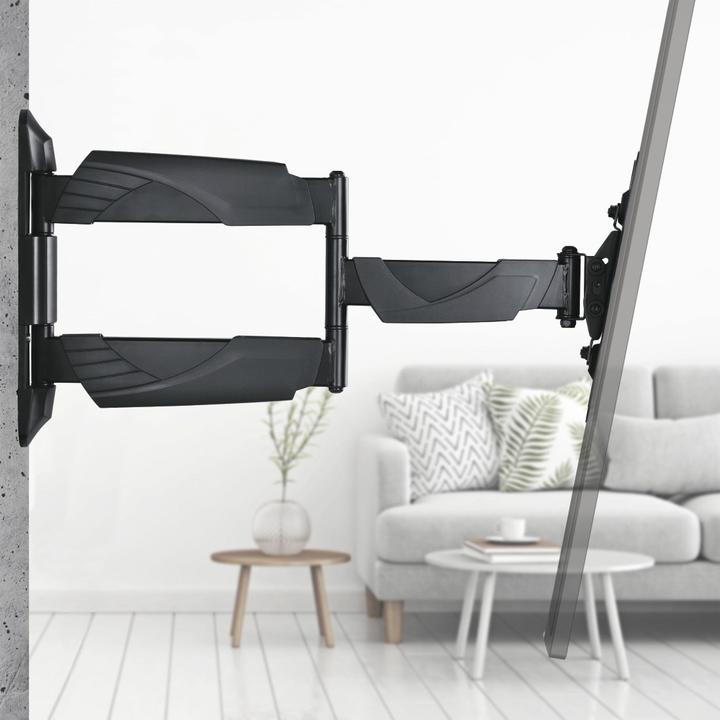 Actual product image Hama TV wall bracket, swivel, tilt, extendable, 122 cm (48") up to 35 kg (Wall, 48", 35 kg)