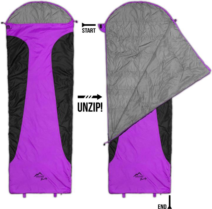 Actual product image Normani Ultralight-Schlafsack Touren-Sommerschlafsack - 8474 (210 cm)