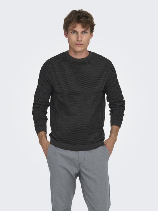 Produktbild Only & Sons Rundhalsausschnitt Pullover Strickpullover (S)