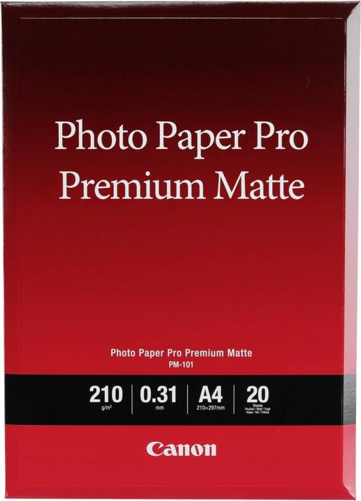 Canon PM-101 Pro Premium Mat (210 g/m², A4, 20 x)