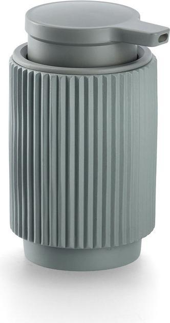 Zeller Present Soap dispenser "Stripes", polyresin, sage