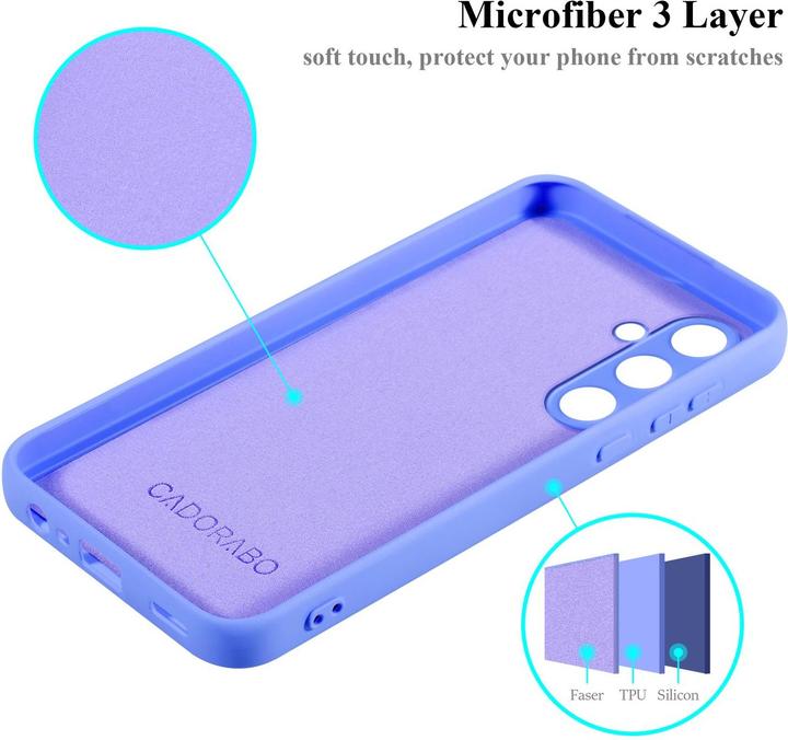 Immagine prodotto Cadorabo Custodia per Samsung Galaxy A55 in TPU con design in silicone per la protezione dai liquidi (Samsung Galaxy A55)