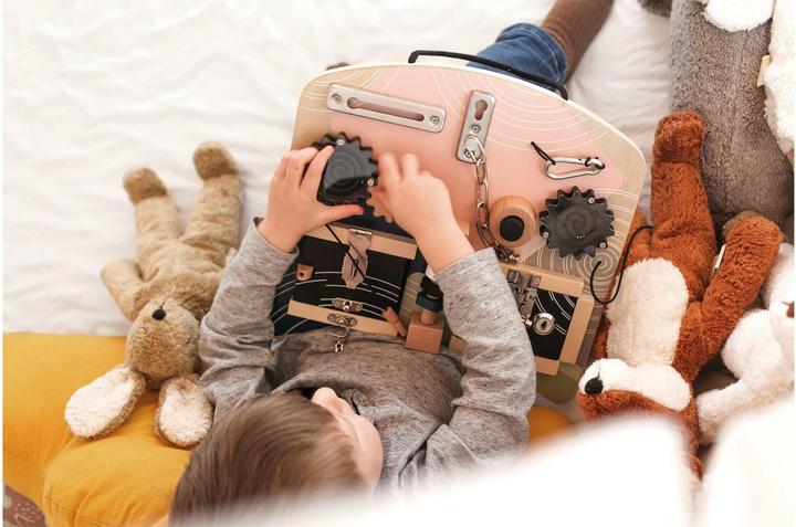Actual product image small foot Motor Activity Board Locks and Rotation