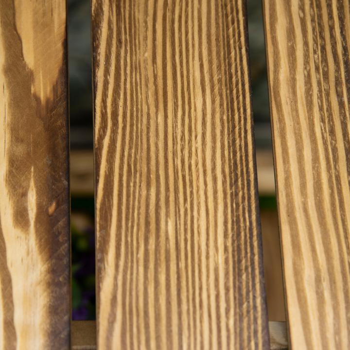 Immagine prodotto Outsunny Scala per piante Scala per fiori Scaffale per piante 3 gradini Legno di abete Marrone scuro 40 x 37