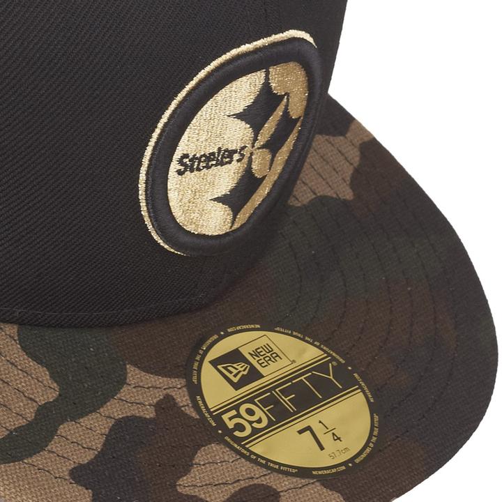 Produktbild New Era 59Fifty Gold Pittsburgh Steelers (6 7/8)