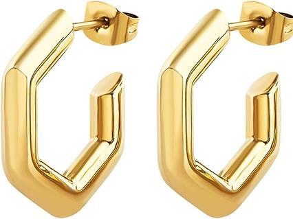 Image du produit Breil Fashion Boucles d'oreilles en or plaqué Hexagonia TJ3511