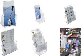 Actual product image Helit Table brochure holder the helpdesk (1/3 A4)