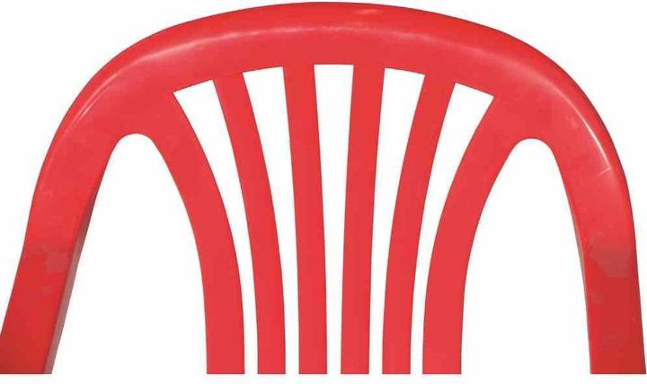 Image du produit ProGarden Fauteuil empilable Sedia Baby 38x38x52 cm en plastique rouge (Fauteuil pour enfants)