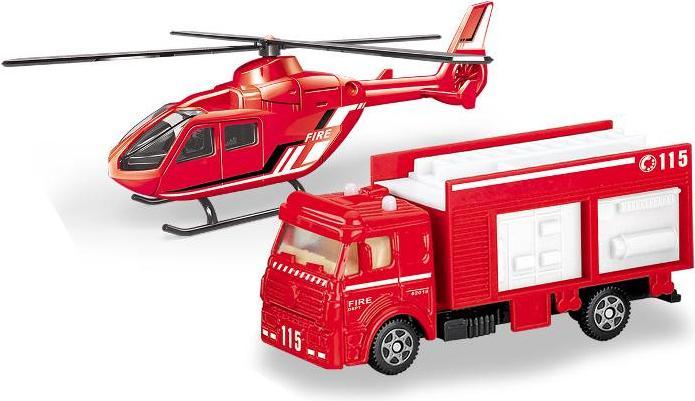 Immagine prodotto Mondo Gift Set Elicottero Con Auto Forze Dell'Ordine