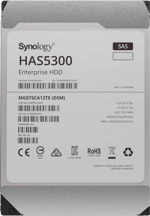 Image du produit Synology HAS5300-12T (12 To, 3.5")