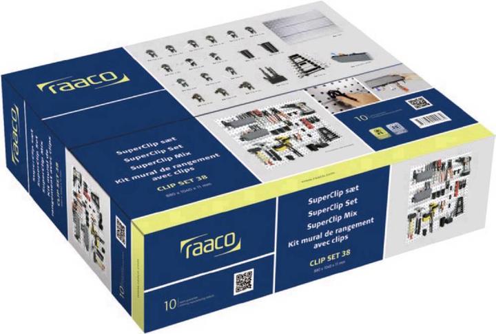 Productafbeelding Raaco Geperforeerde plaat set Clip set 38