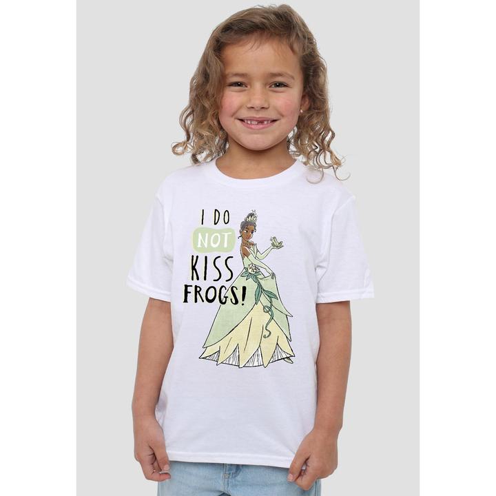 Actual product image Disney Princess Childrens/Kids Does Not Kiss Frogs Tiana T-Shirt (104)