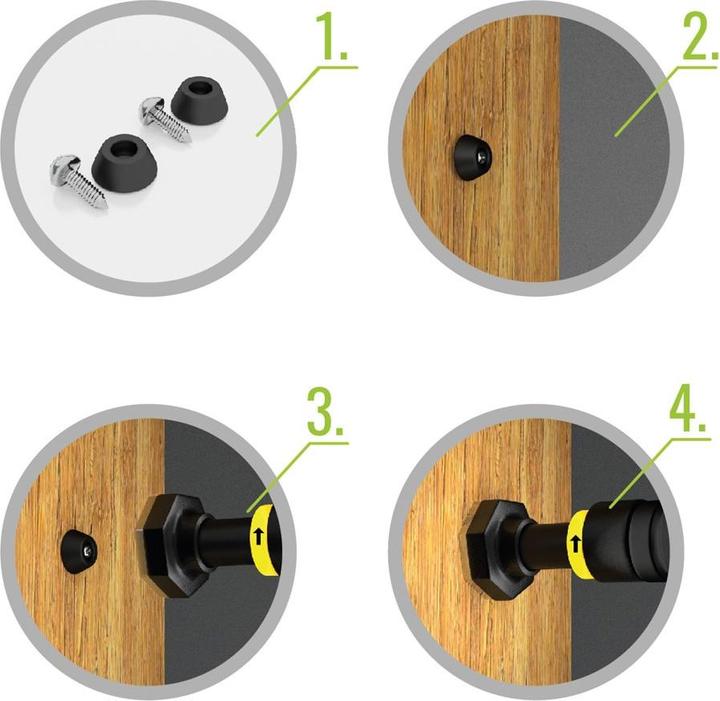 Produktbild HMS DD201 TÜR-GYM-BAR 90-130 CM PREMIUM