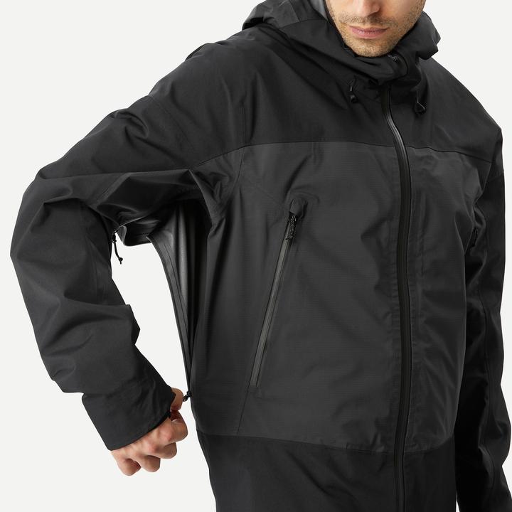 Immagine prodotto Forclaz Giacca impermeabile da uomo 20.000 mm di colonna d'acqua trekking - MT900 nero (M)