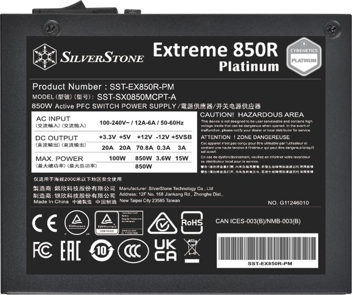 Produktbild Silverstone SilvStone SST-EX850R-PM 850W SFX 40 SST-EX850R-PM (850 W)