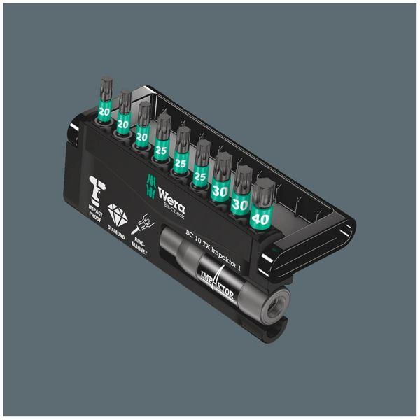 Image du produit Wera Bit-Check 10 TX Impaktor 1 (T40, T30, T20, T25)