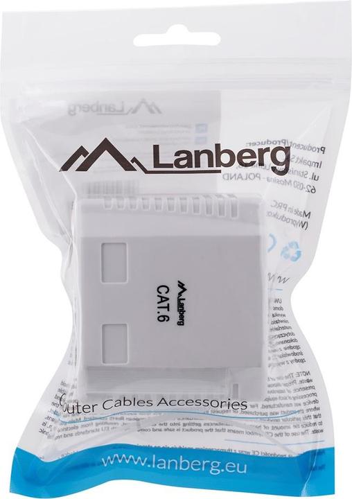 Produktbild Lanberg OU6-0002-W Steckdose RJ-45 Weiss