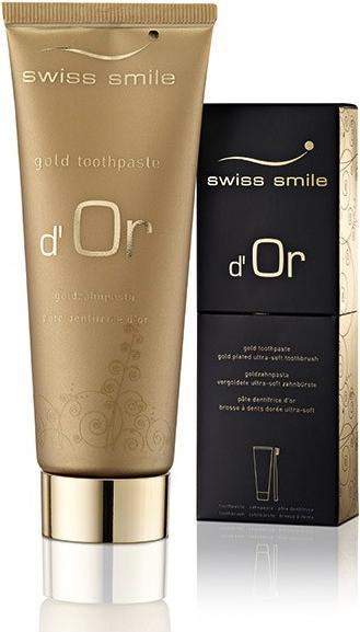 Image du produit Swiss Smile d'Or Gold Set dentifrice & brosse à dents (75 ml)