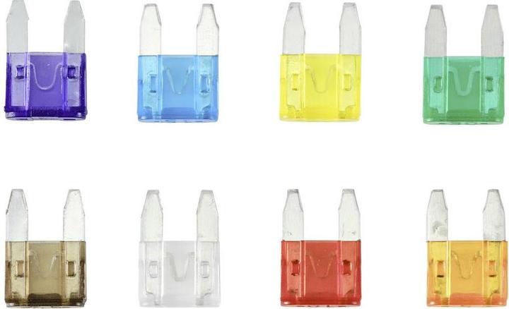 Productafbeelding Tru Components Platte zekeringsset, mini 100 stuks