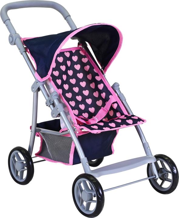 Knorrtoys Puppenbuggy Liba - "Pink Hearts"