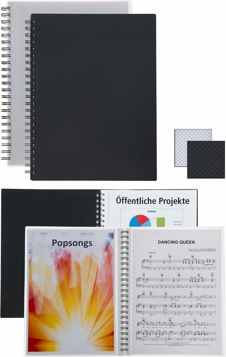 Image du produit Kolma Carnet à spirales A4 avec 20 poches incolore (A4, 1 x)