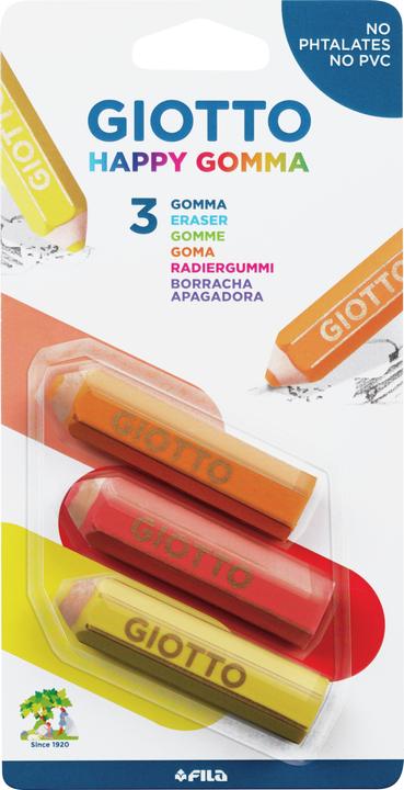 Immagine prodotto Giotto Happy Gomma, 3 pz