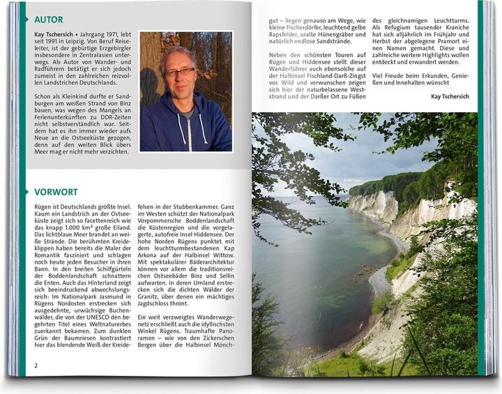 Produktbild Wanderführer Rügen, mit Hiddensee und Fischland-Darss-Zingst, 55 Touren mit