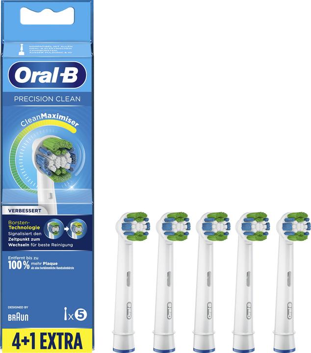 Actual product image Oral-B Precision Clean 4+1 Extra brush (5 x)
