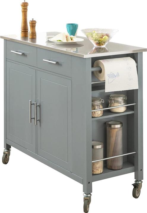 Image du produit SoBuy Chariot de cuisine FKW108-HG, Gris