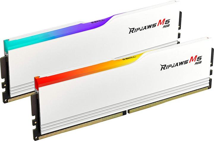Image du produit G.Skill D532GB 6000-36 Ripjaws M5 wh K2 GSK (F5-6000J3636F16GX2-RM5RW) (2 x 16GB, 6000 MHz, RAM DDR5, DIMM)