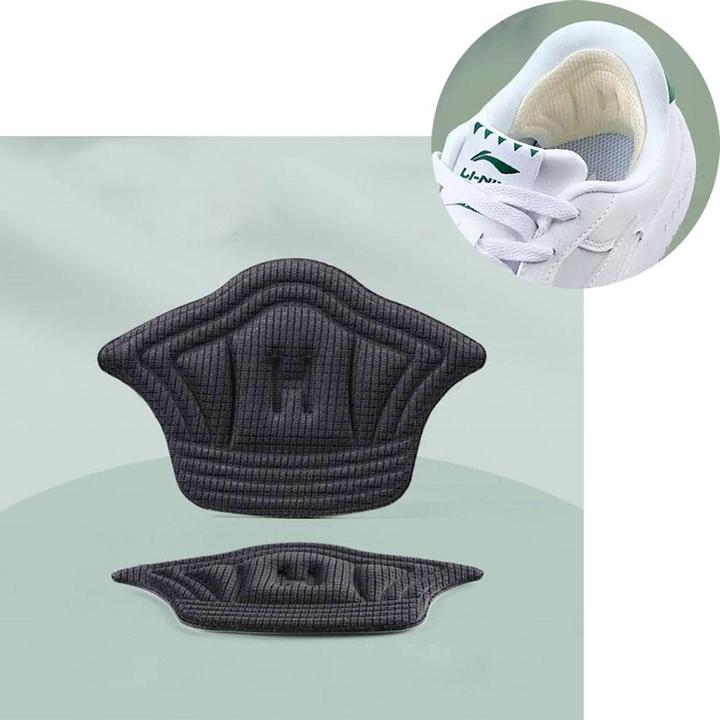 Actual product image Stride Anti-slip heel insoles - Soft massage pads for trainers black