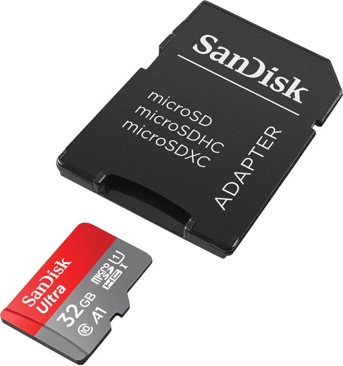 Actual product image SanDisk Ultra A1 (32 GB, microSDHC, U1, UHS-I)