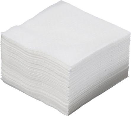 Produktbild Antalis Serviet 1-lags hvid 24x24cm 500stk/pak - (500 stk.)