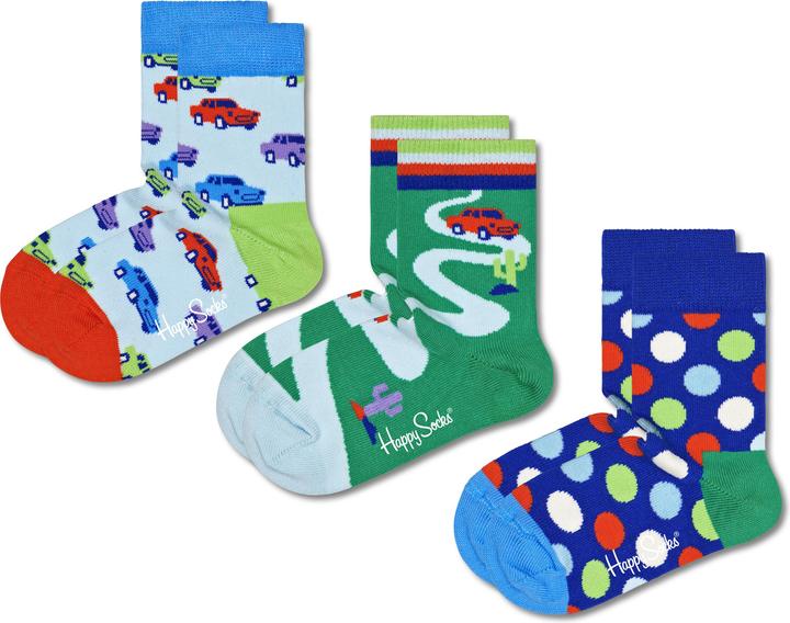 Image du produit Happy Socks Car (Lot de 3, 28 - 31)