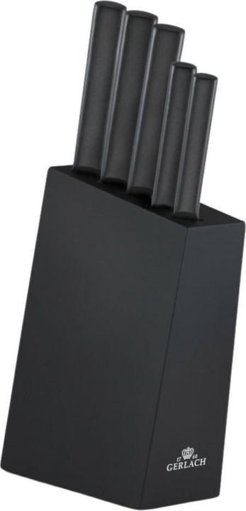 Actual product image Gerlach Rinkinys 5 noży w bloku Ambiente juodas