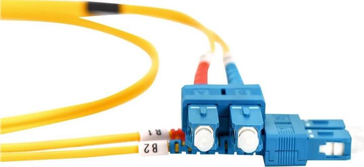 Produktbild Digitus LWL Patchkabel SC zu SC OS2 Singlemode 09/125 m Duplex, Länge 1m (CAT6, 1 m)