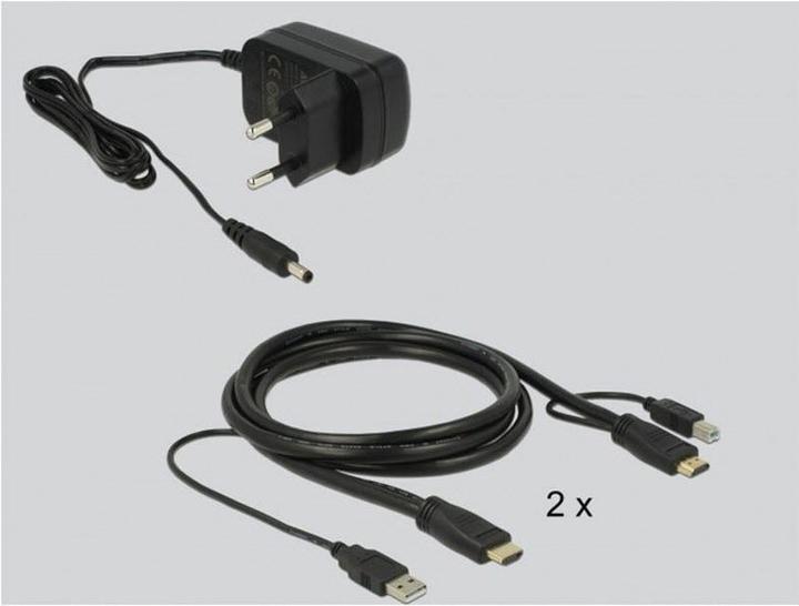 Produktbild Delock 2Port HDMI KVM mit USB und Audio