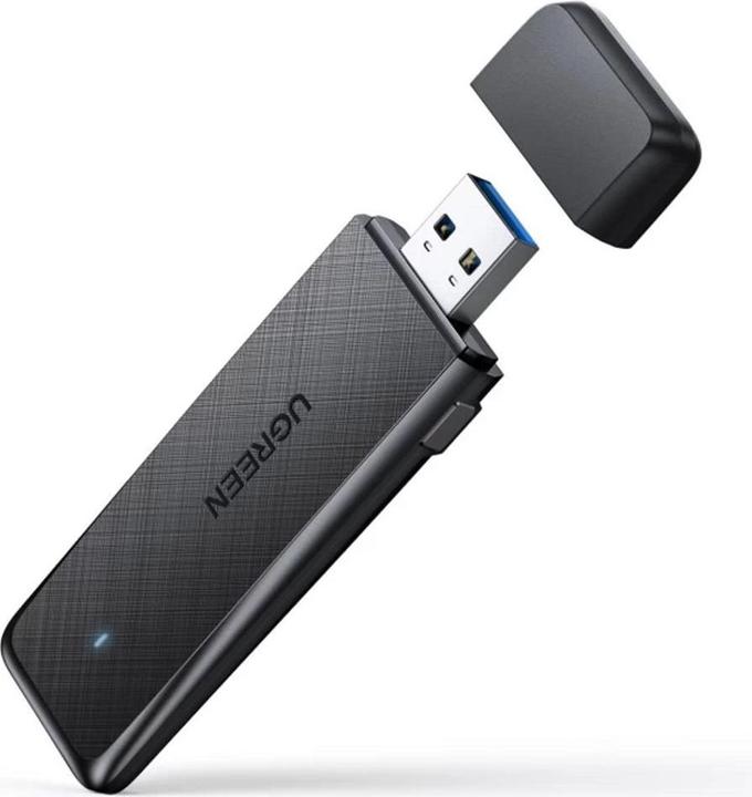 Actual product image Ugreen CM492 USB Adapter / External Network Adapter, Dual-band 2.4GHz+5.0GHz (Black) (USB 3.0)