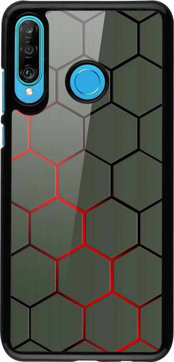 Immagine prodotto PhoneLook Copertina Linea geometrica rossa (Huawei P30 Lite)