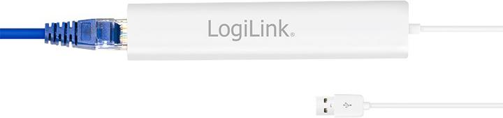 Produktbild LogiLink USB 2.0 zu RJ-45 (USB-A, 3 Ports)