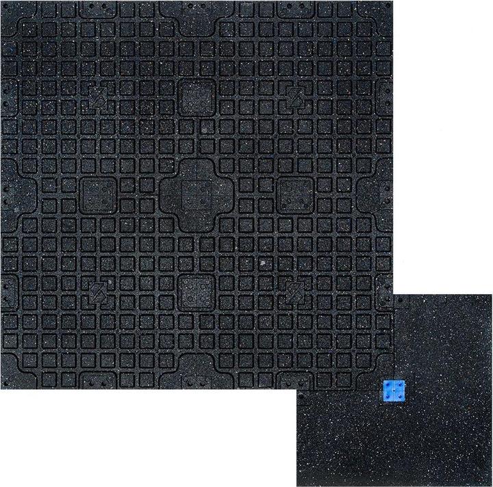 Image du produit Stockz Bordure d'angle pour sol caoutchouc "Connect Tiles Corner" 50x50cm (2 cm)