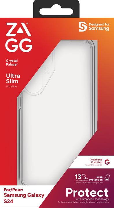 Actual product image Zagg Crystal Palace Galaxy S24 Clear (Samsung Galaxy S24+)