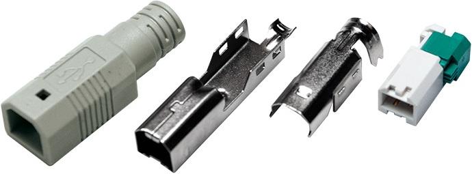 Actual product image LogiLink USB-Stecker Typ-B (USB-BC 1.2, 3.65 cm)