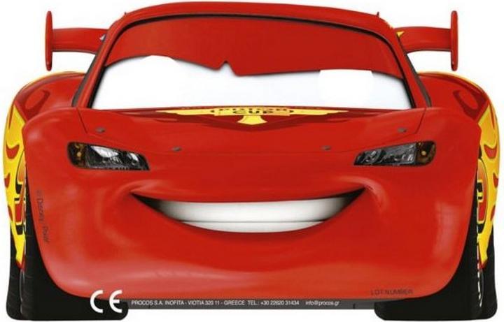 Image du produit Cars Lightning McQueen masque de fête (pack de 6)