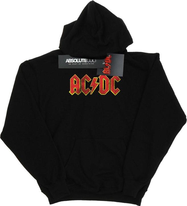AC/DC Distressed Red Logo Kapuzenpullover